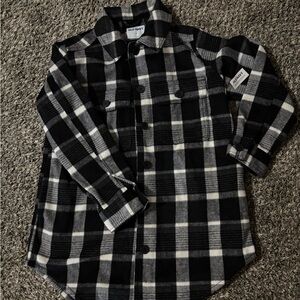 Old Navy Plaid Soft-Brushed Utility Shacket for Women
